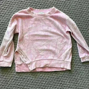 Splendid pink velvet sweater size 3T